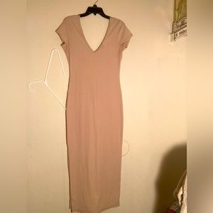 Brown maxi dress
